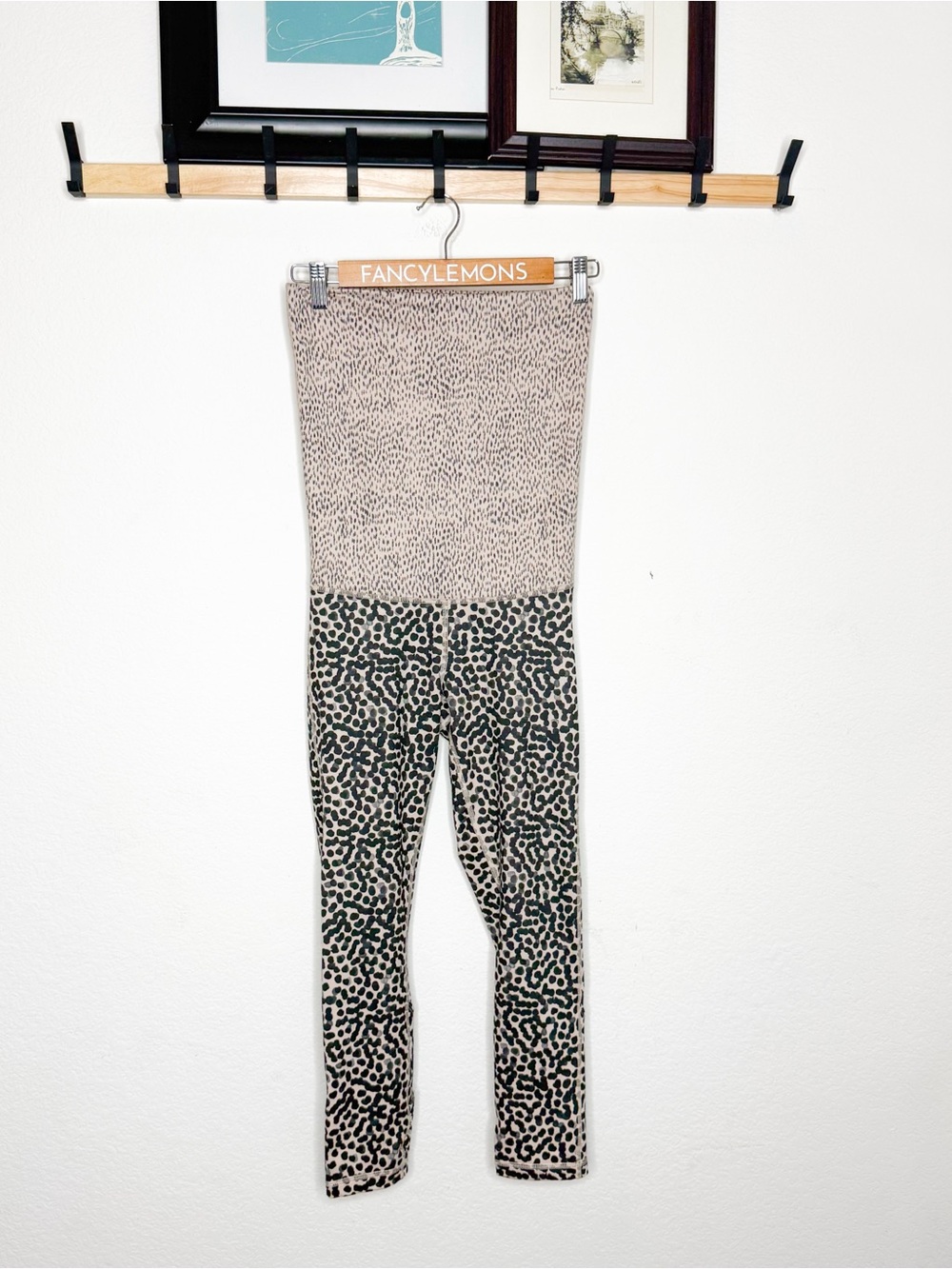 Lululemon Wunder Under Pant SE Dance AWNY DTTY Animal Print Cropped Legging Sz 4